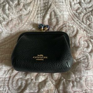 Coach Kiss Lock Coin Purse